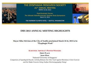 CTAR was awarded first place in Scientific Abstract Poster at DRS 2013 